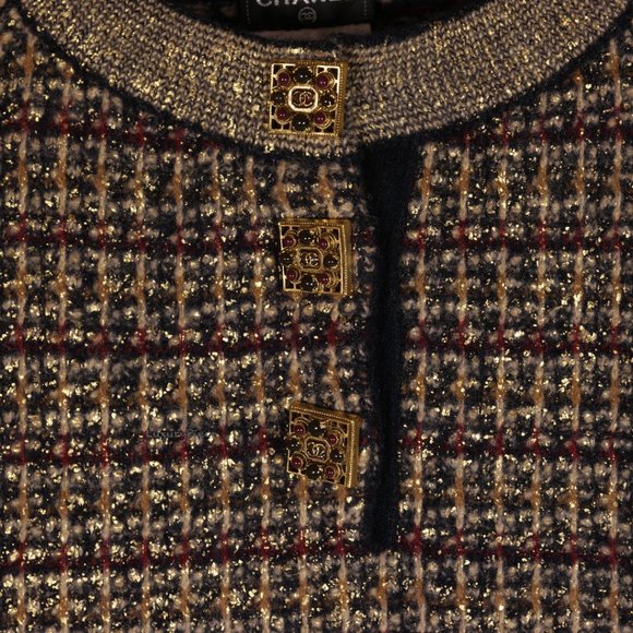 Amazing Chanel Cashmere dress FR SZ 44 - Picture 5 of 10